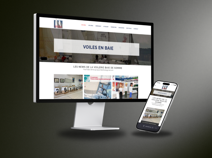 Voiles en Baie : un site internet pour valoriser un savoir-faire artisanal