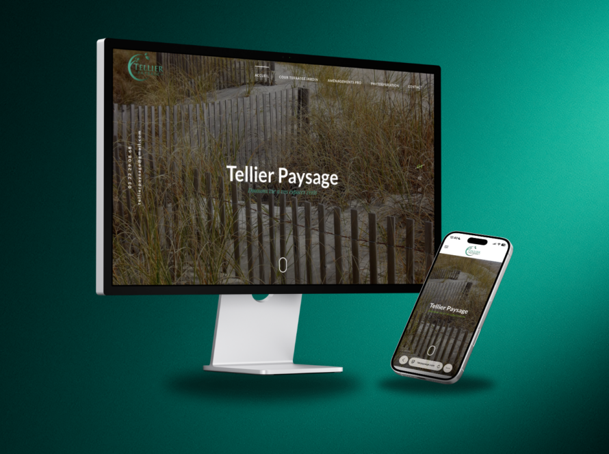 Tellier Paysage : un site internet au service de l’aménagement paysager