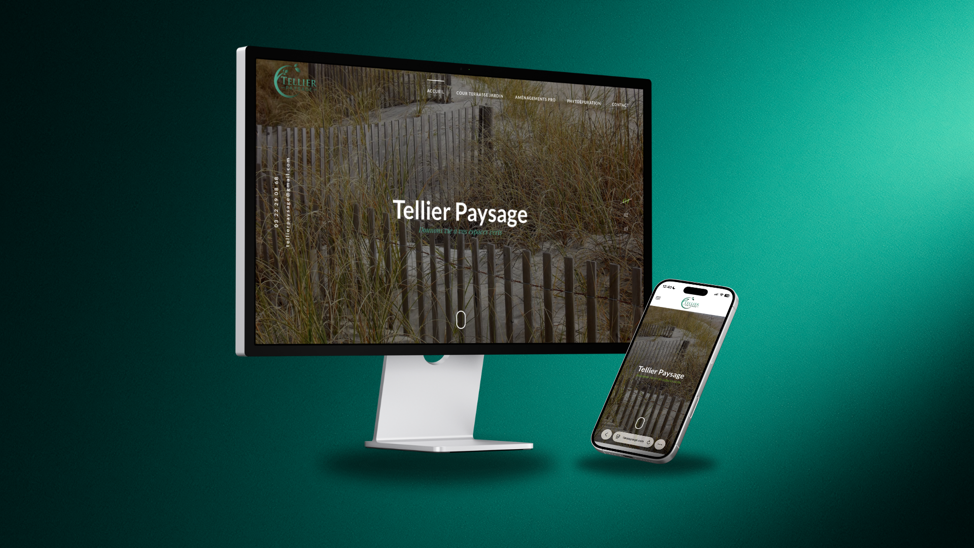 Tellier Paysage : un site internet au service de l’aménagement paysager