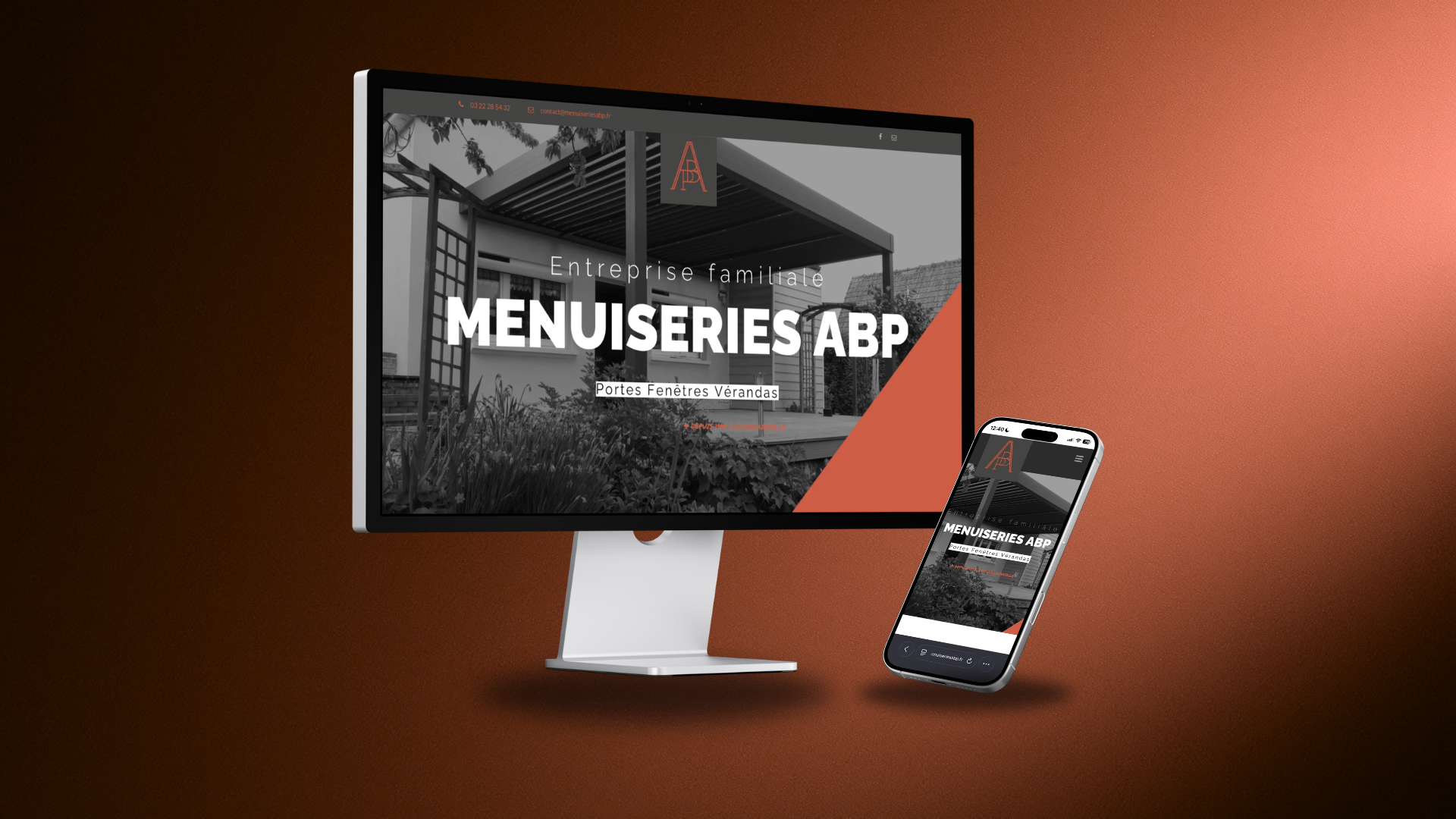 Menuiseries ABP : une communication complète pour un artisan local