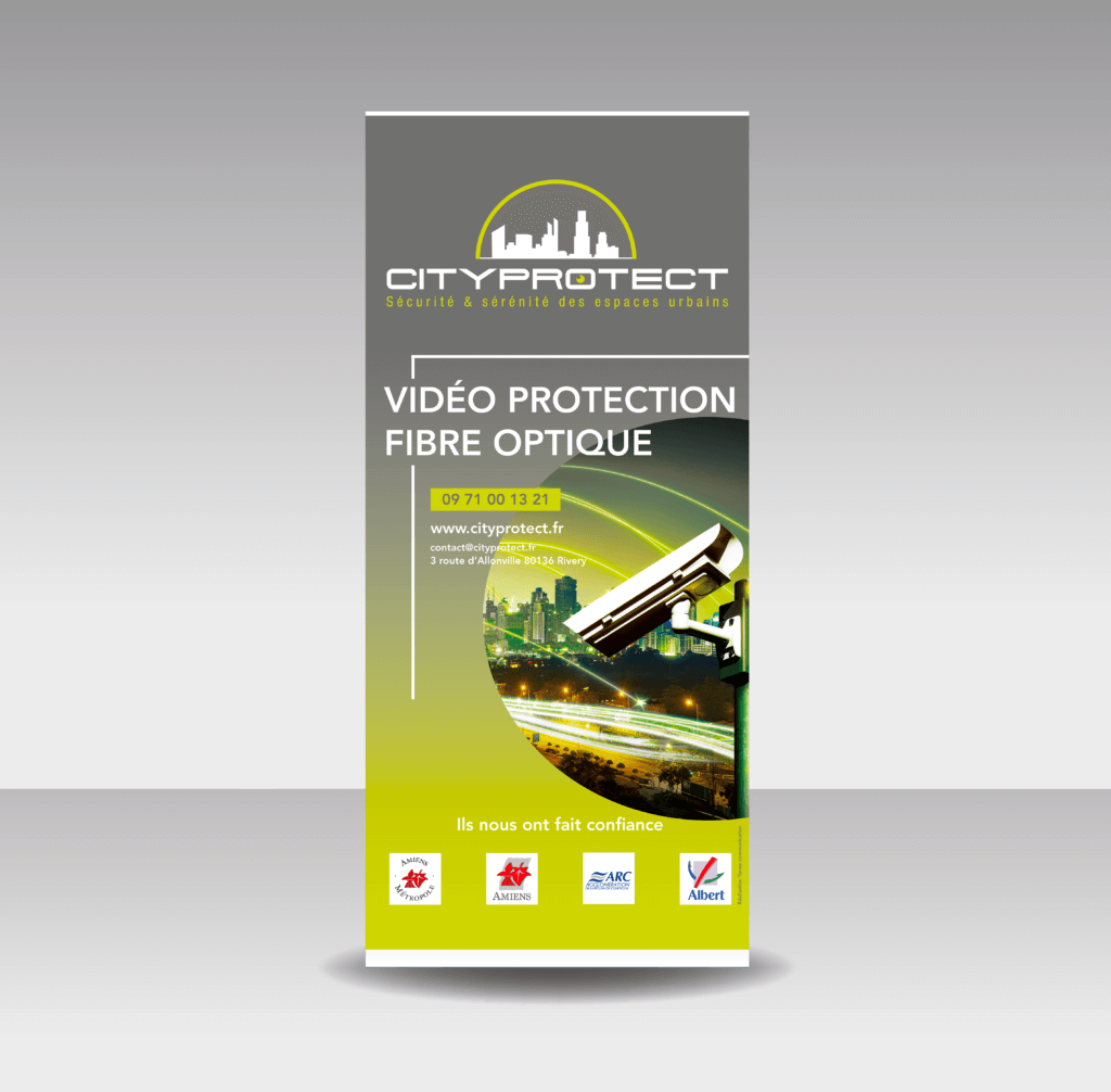 City Protect Roll Up - graphisme
