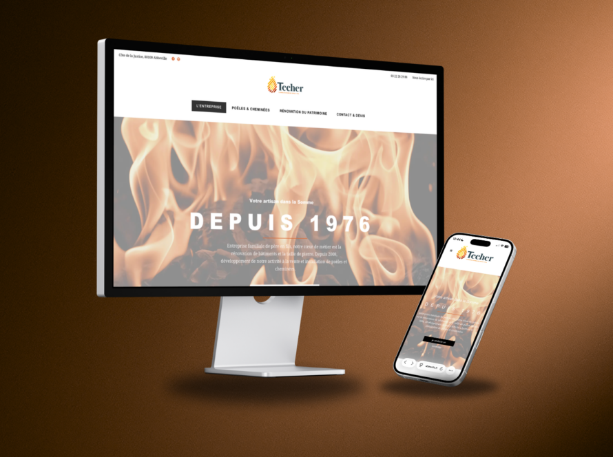 Techer Abbeville : un site internet pour valoriser un savoir-faire artisanal