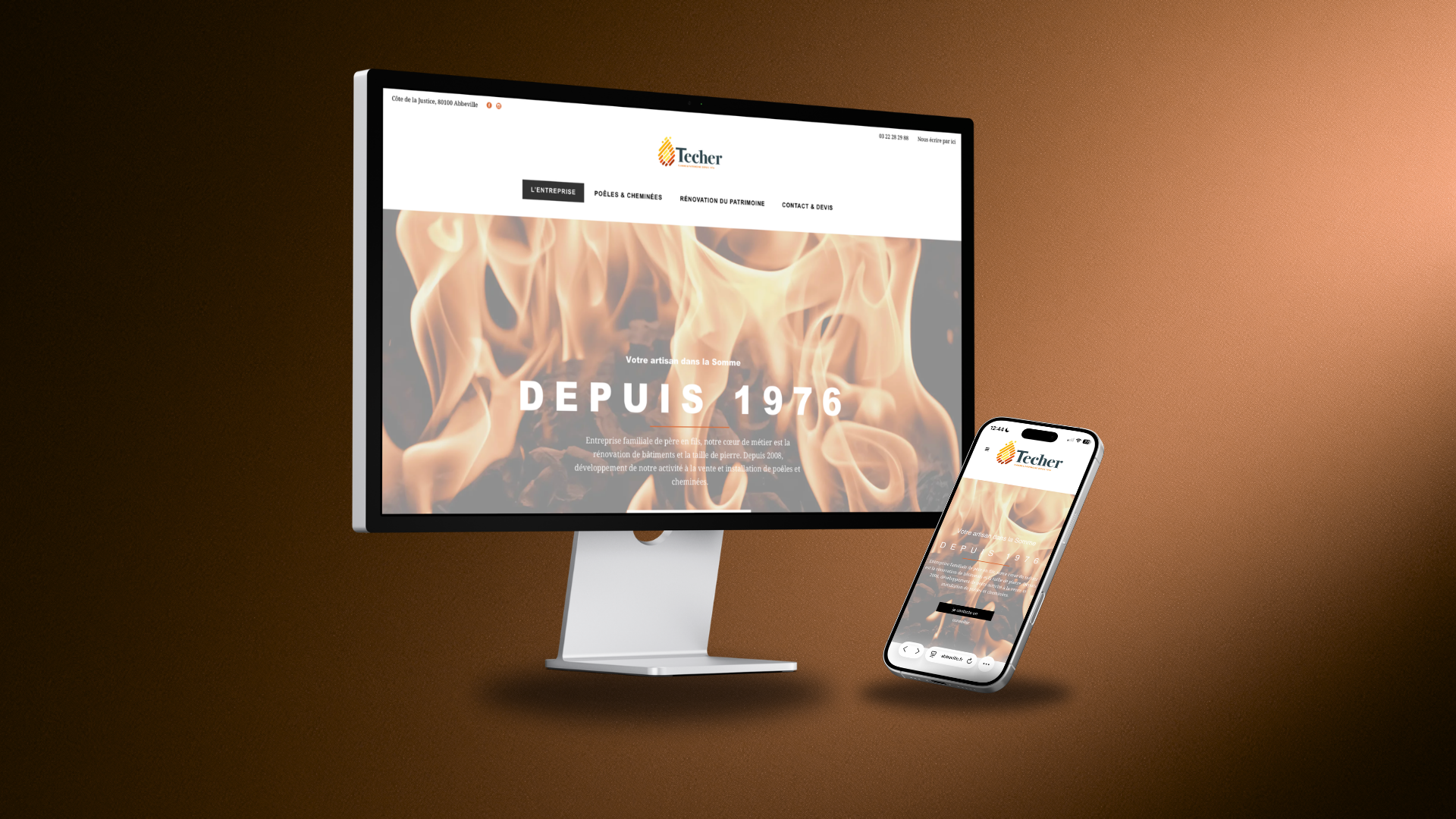 Techer Abbeville : un site internet pour valoriser un savoir-faire artisanal