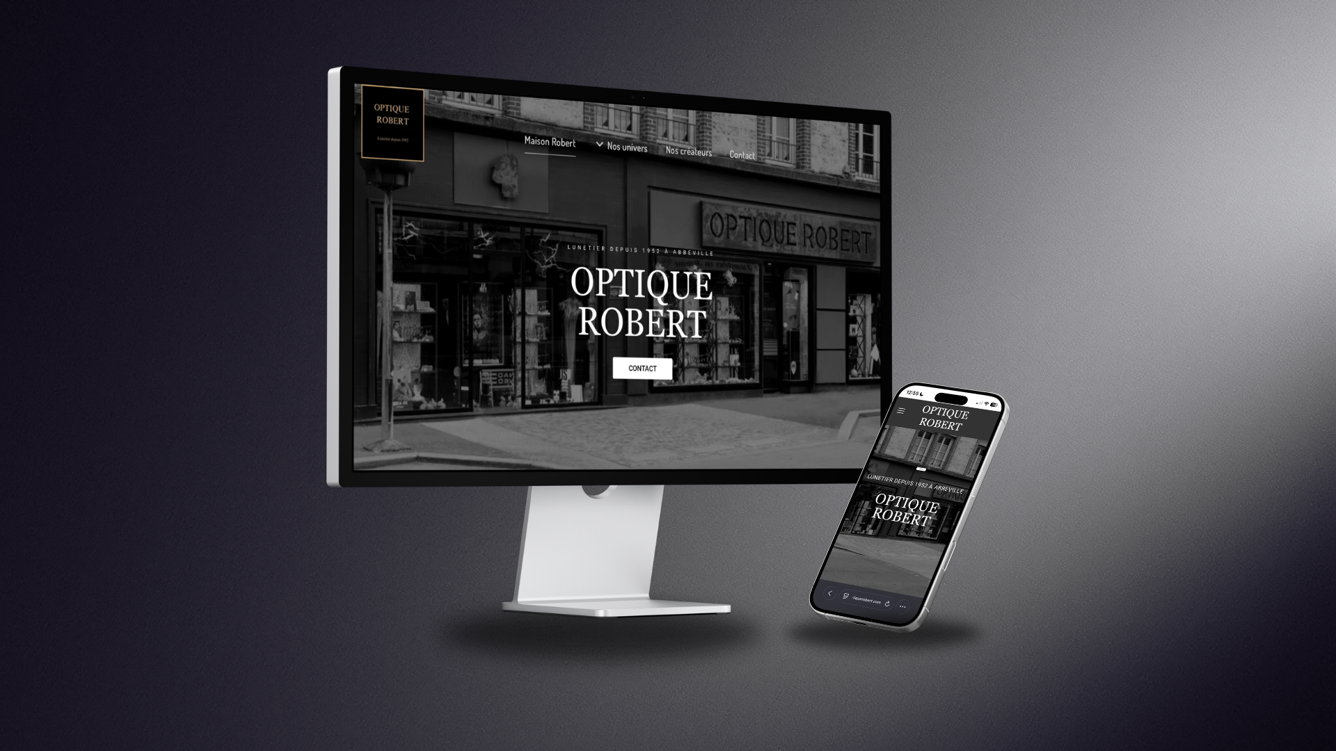 Optique Robert : un site internet pour valoriser son expertise