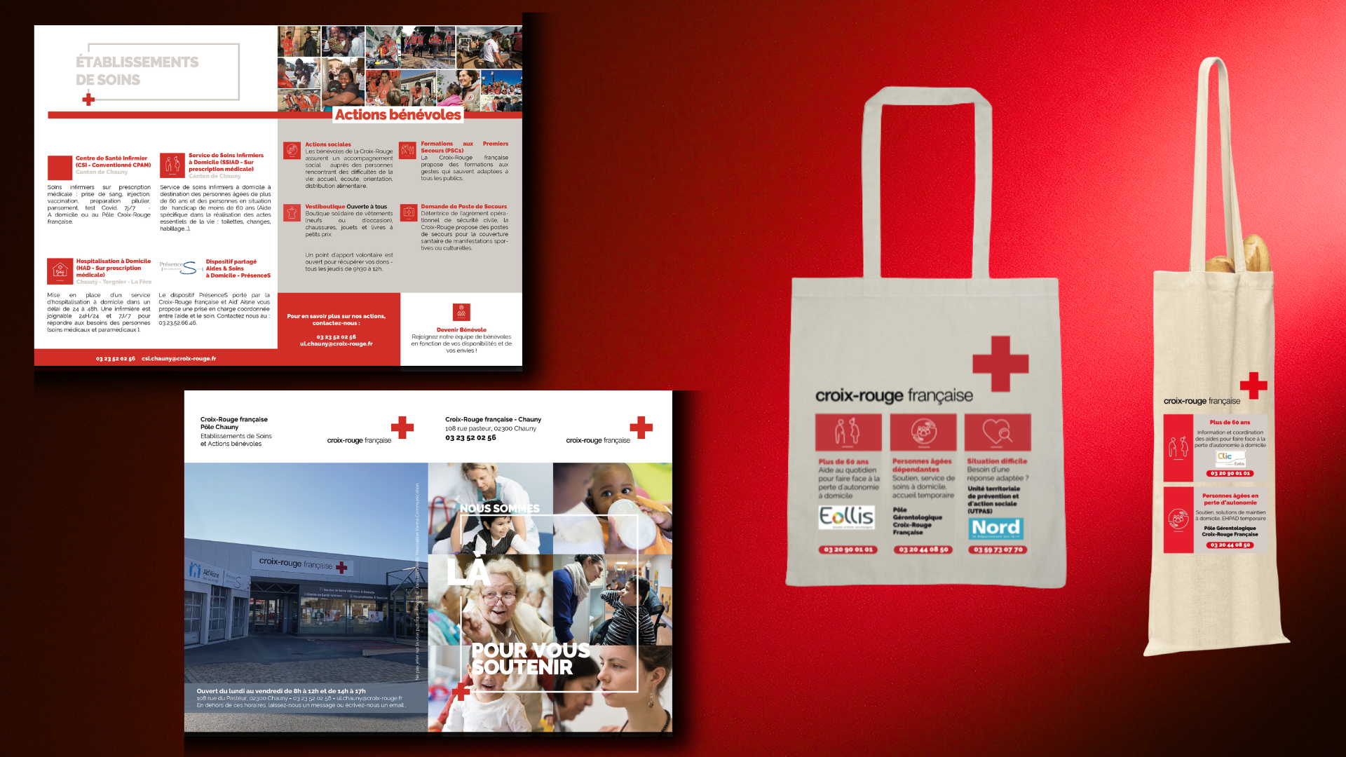 Croix-Rouge Française : des supports de communication au service de la solidarité