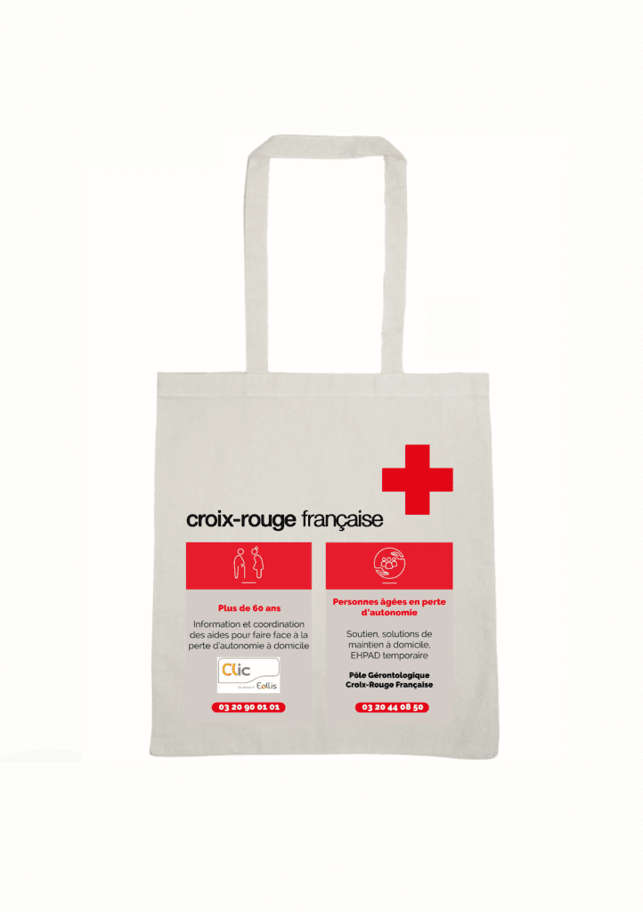 totebag Croix Rouge - graphisme