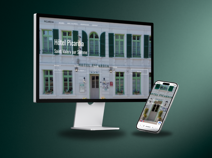 Hôtel Picardia : un site internet pour simplifier les réservations