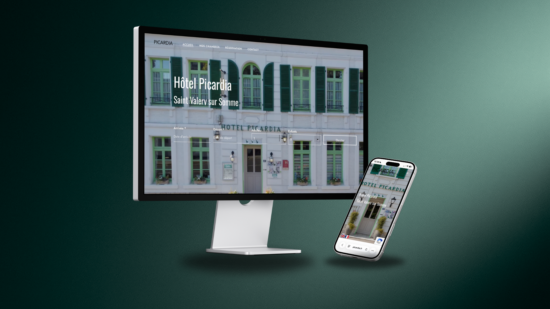 Hôtel Picardia : un site internet pour simplifier les réservations