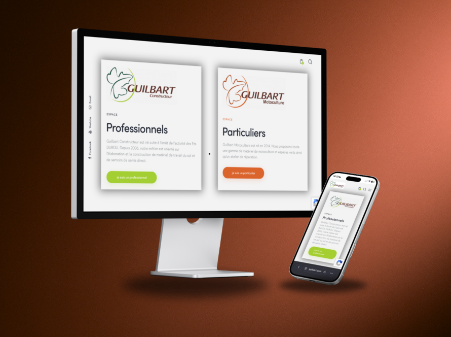 Guilbart : un site e-commerce pour deux activités