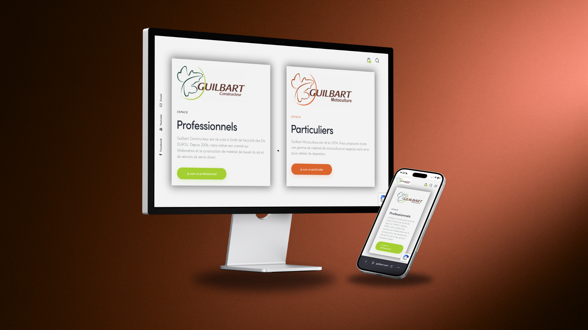 Guilbart : un site e-commerce pour deux activités