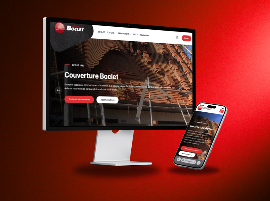 Couverture Boclet : un site internet pour valoriser son savoir-faire