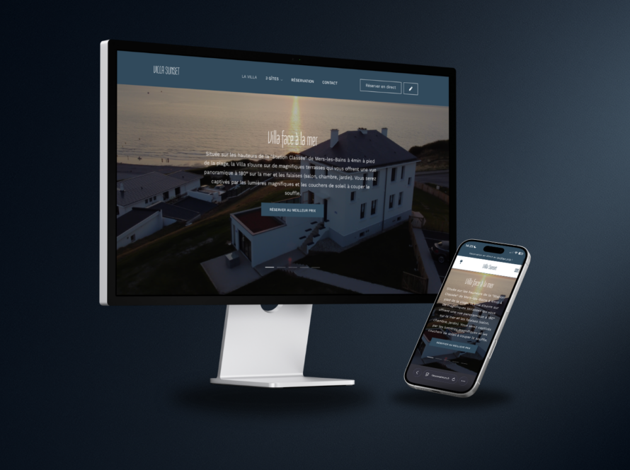 Villa Sunset : un site internet pour développer les réservations