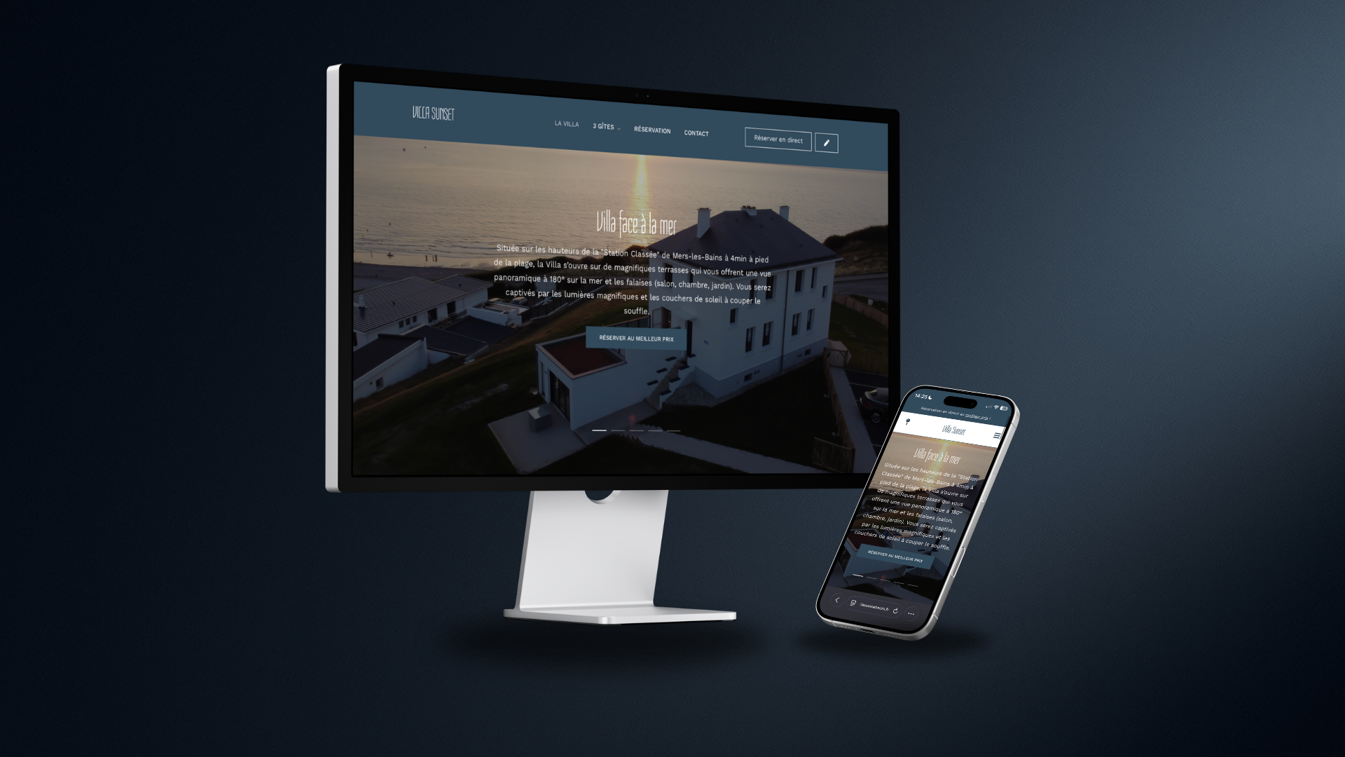 Villa Sunset : un site internet pour valoriser ses hébergements