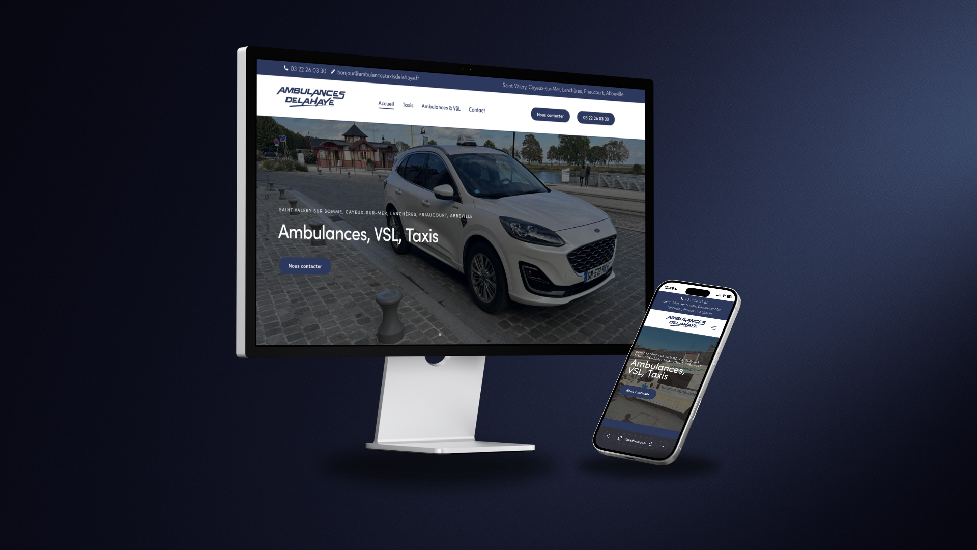 Ambulances Delahaye : un site internet pour présenter tous ses services
