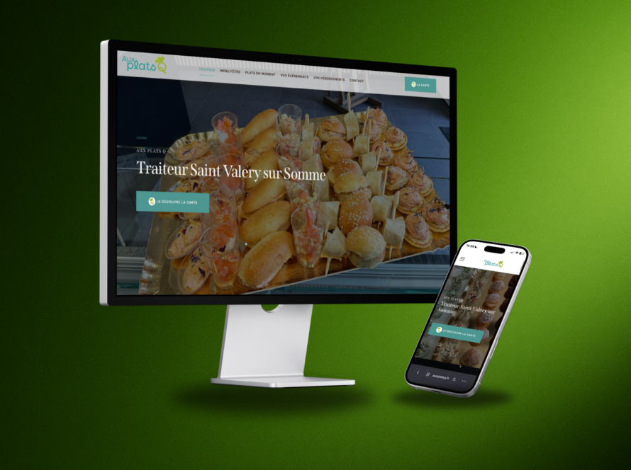 Aux Plats Q : un site internet pour développer son activité