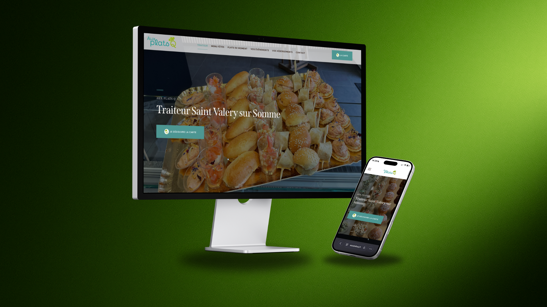 Aux Plats Q : un site internet pour développer son activité