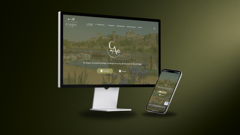 Conciergerie d'Anjou : un site internet pour développer son activité