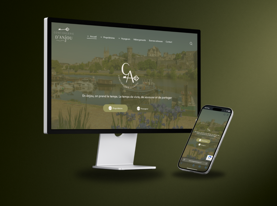 Conciergerie d'Anjou : un site internet pour développer son activité