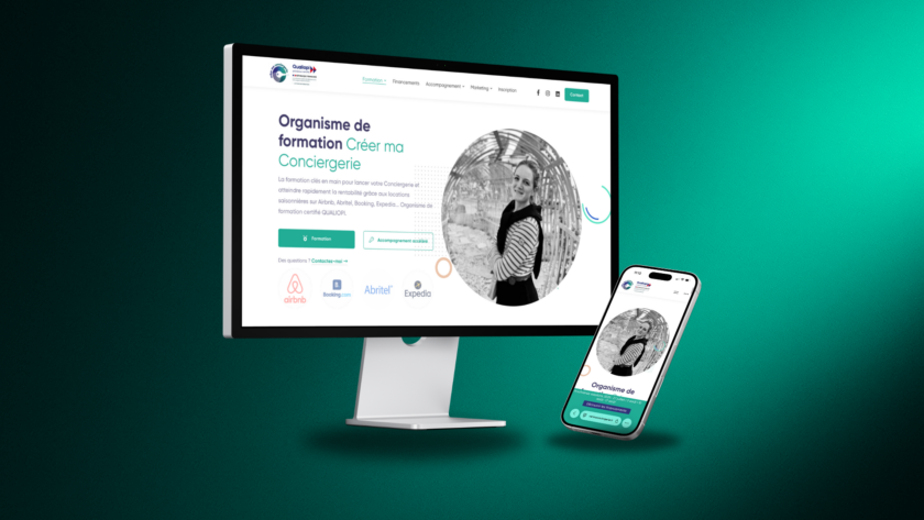 Créer Ma Conciergerie : une identité forte pour un organisme de formation certifié Qualiopi