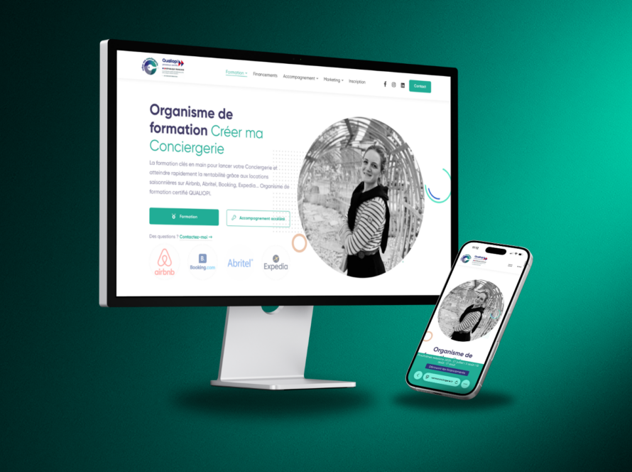 Créer Ma Conciergerie : une identité forte pour un organisme de formation certifié Qualiopi