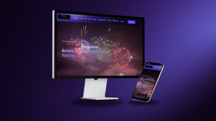 FC Artifices : un site internet pour sublimer chaque événement
