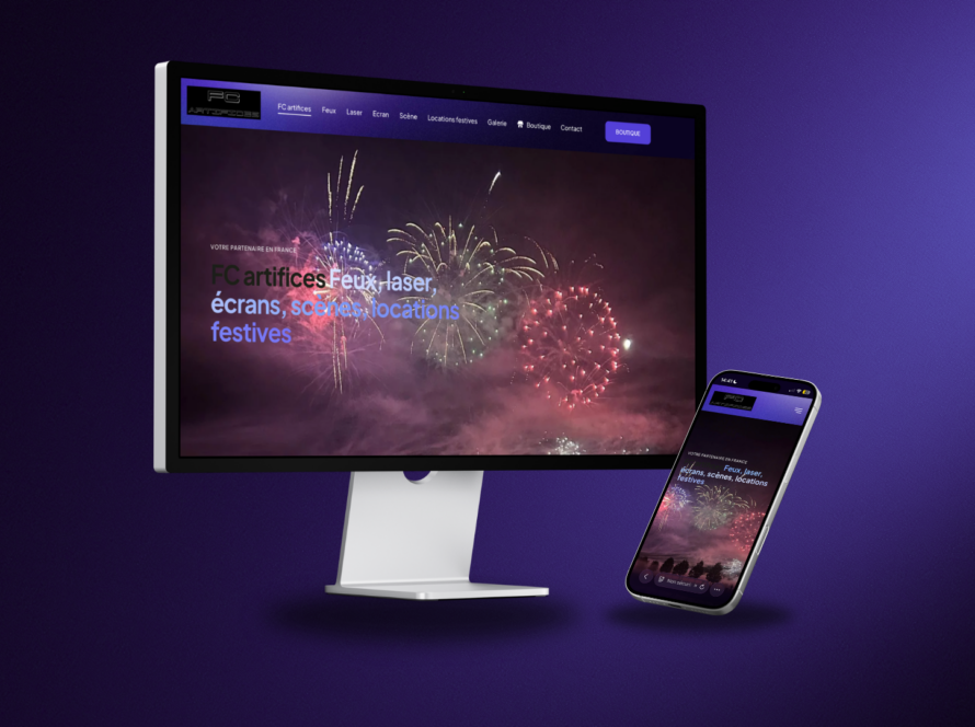 FC Artifices : un site internet pour sublimer chaque événement