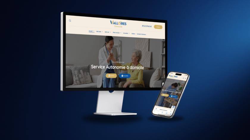 Valloires Domicile : un site internet pour valoriser ses services d'accompagnement