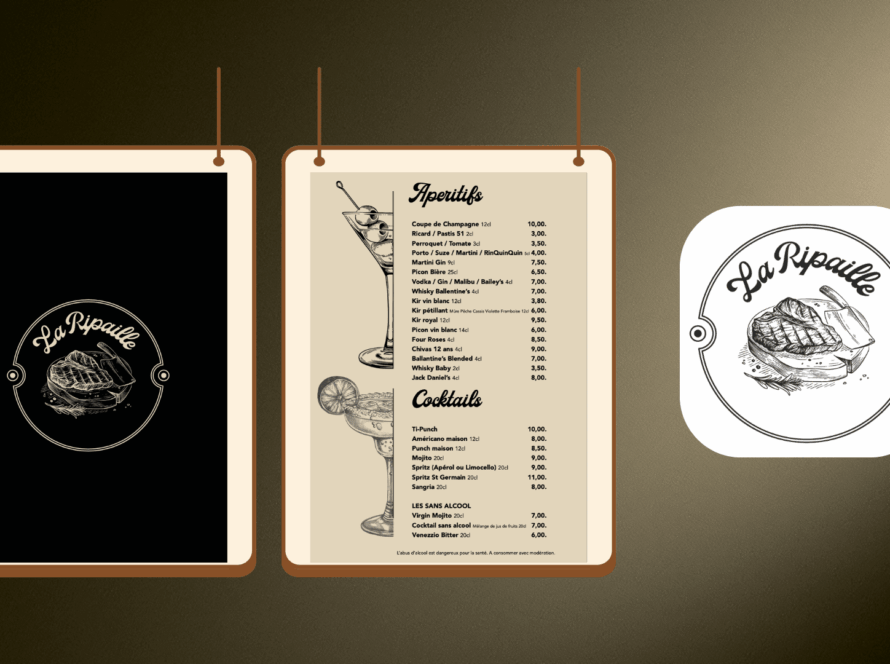 Ripaille : une identité graphique au service du restaurant